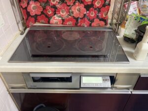 愛媛キッチン取付け隊　IHヒーターの取替　施工後